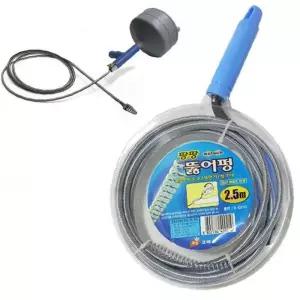 뚫어펑 하수도 뚜러뻥 욕실용품 변기 변기막힘 2.5M중형관통기 스프링코일