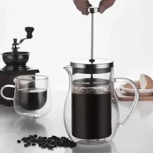 이시아르 이중 내열유리 3중필터 커피추출기 350ml