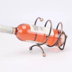 [셀러에이드]엣지 메탈 와인랙 1구 와인장식