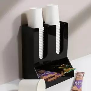 차 사무실 커피 탕비실 정리함 정리 종이컵 보관함