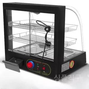 붕어빵온장고 2단 업소용 거치대 보온기 간식 온열기 소형 감자 군밤 족발 호빵 휴게소 풀빵 편의점