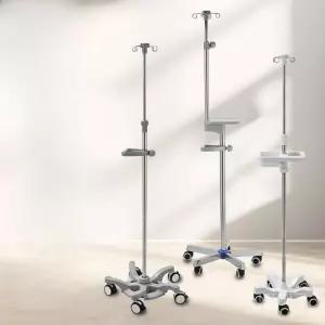 가정용수액걸이 높이조절 링거폴대 거치대 스탠드 링겔대 병실 의료용 요양원 이동식 간병 랙