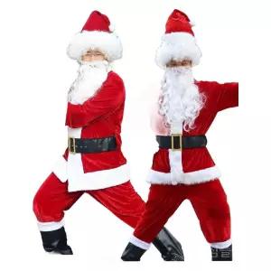 산타클로스코스튬의상 레드벨벳 산타복 크리스마스 어른 남성 의상
