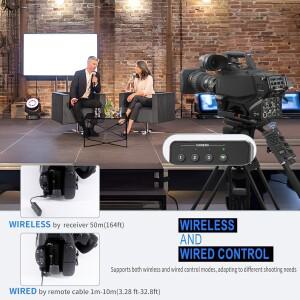 호환 소니 캠코더 Lanc 줌 컨트롤러용 ZC-4는 비디오 줌  초점  IRIS  녹화  ND  화이트 밸런스용 소니 RM-