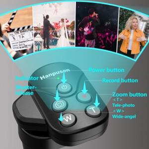 호환 캠코더 Lanc 줌 리모콘(2.5mm 잭 케이블 포함) 비디오 녹화  커맨더  소니 캐논 카메라용 사진 촬영