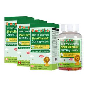 초등학생 비타민C 아연 3통 어린이 중학생 고등학생 키즈 아이 꾸미 구미 젤리 영양제