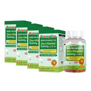 초등학생 비타민C 아연 4통 어린이 중학생 고등학생 키즈 주니어 아이 꾸미 젤리 영양제