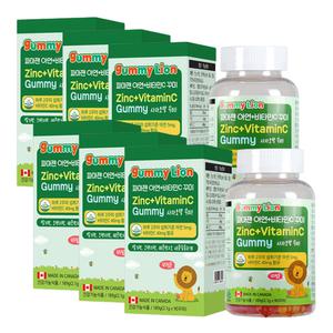 초등학생 비타민C 아연 6통 어린이 중학생 고등학생 키즈 주니어 아이 씹어먹는 젤리