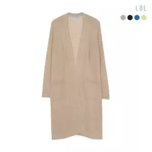 (25SS) 프렌치린넨 실크시스루 롱가디건