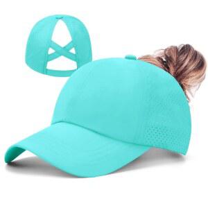 ZTL 여성용 하이 포니테일 야구 모자 퍼포먼스 러닝 모자 퀵 드라이 메시 스포츠 모자 비정형 아빠 트럭 운전사 모자