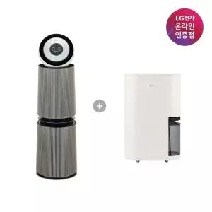 LG 퓨리케어 AI 360 공기청정기 + LG 휘센 오브제컬렉션 제습기 (AS335NSAC + DQ214MEGA)