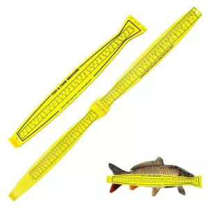 접이식 물고기 측정 보드 32인치 경량 범프 - 게와 물고기를 위한 양면 낚시 자 휴대용 카약/보트