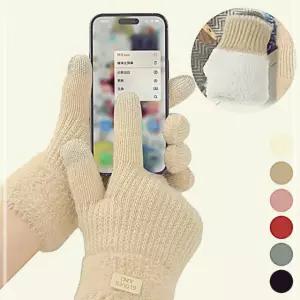 겨울 터치장갑 터치스크린 스마트폰 방한 핸드폰 스판프리 남녀공용 이중 F13WFFNRVN