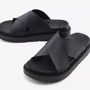 엑스자 디자인 남녀 공용 실내 슬리퍼 오피스 샌들