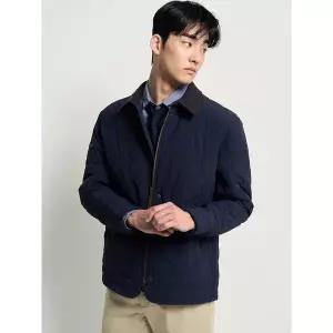 빈폴 26SS [BC6138CP1R] 다이아 퀼팅 패딩 사파리 - 네이비