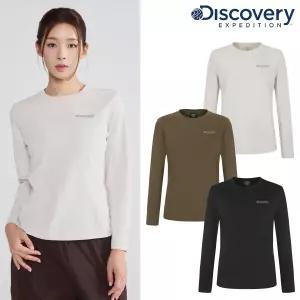 매장정품 DISCOVERY 디스커버리 [25FW] DWRL3N054 여성 퀵드라이 기능성 긴팔티 라운드 티셔츠 1097014
