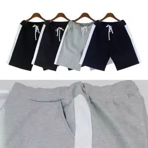 면팬츠 웨이트 반바지 바지 굵은줄 트레이닝 5부