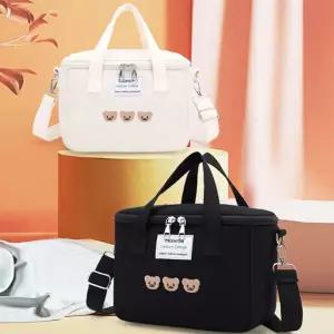 피크닉 소풍 세마리곰 보온 보냉 런치백 도시락 간식 가방 가바 [fFHJXN7]