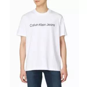 [백화점 정품] 캘빈클라인 진 남성 레귤러핏 인스티튜셔널 로고 반팔 티셔츠 4RAB810