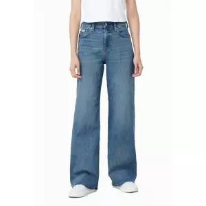 [백화점 정품] 캘빈클라인 진 여성 와이드 레그핏 미드 블루 청바지 47D848G