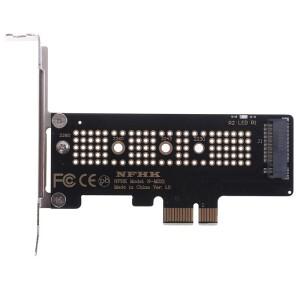 NVMe PCIe M.2 NGFF SSD-PCIe X1 어댑터 카드  X1-M.2 브래킷 포함     1PC