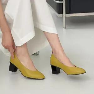 슬링백 미들힐 구두 토오픈 메리제인 웨지힐 여성화