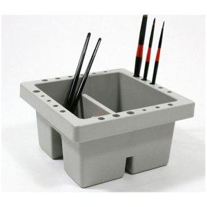 사각물통(S) 뚜껑포함 2개묶음 물감물통 미술물통