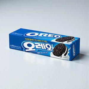 오레오 화이트크림 100g x 5ea 초코과자 디저트쿠키 단체간식
