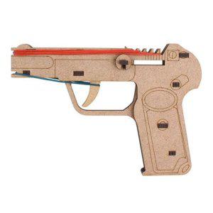 목재모형 만들기 고무줄총(브라우닝 M1900)