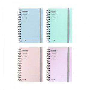 테마컬러 32절 밴딩 스프링노트 작은공책