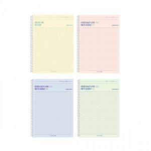 반반 10입 스프링노트 방안 모눈공책