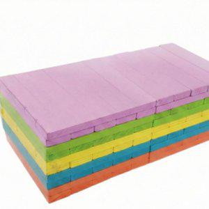 고급형 쌓기 우드 블럭 원목 카프라 100P 칼라