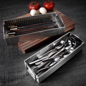 물빠짐 스텐 수저 트레이 수저통 수저함 보관함 대형