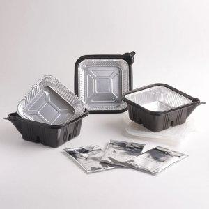 후기 밀폐 발열용기 조리도구 은박 일회용 비화