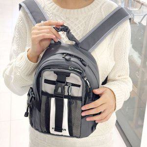 여성 미니 캐주얼 망사포켓 미니 백팩 회사 출근 백팩