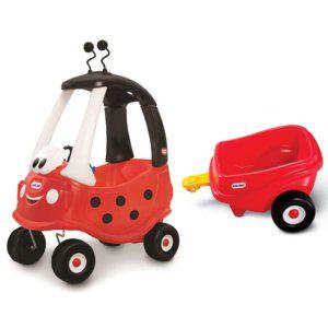 리틀타익스 붕붕카 코지쿠페 레이디버그 지붕차 트레일러 세트 조립배송 유아 자동차