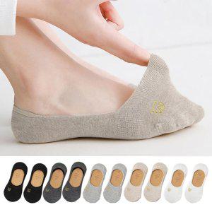 발등 낮은 애니멀 덧신 귀여운 패션 페이크삭스 운동화 양말 덧신 10장세트 4color