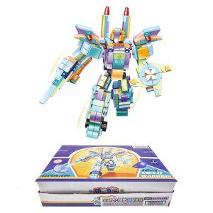 숫자 변신로봇 캡슐 블럭 -12개 세트 블럭장난감 킹로봇