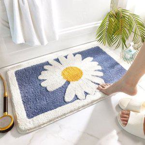 빅데이지 극세사 사각 발매트 중사이즈