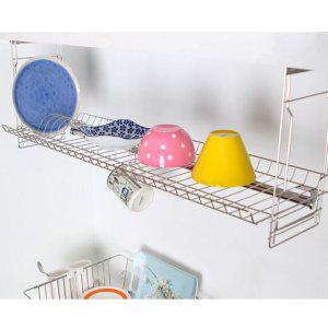 부착식 스텐 씽크선반 800 식기건조대 1P 주방 상부장 그릇 정리대