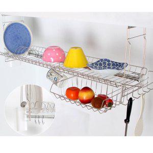 부착식 스텐 씽크선반 800 풀세트 1P 식기건조대 주방 상부장 그릇 정리대