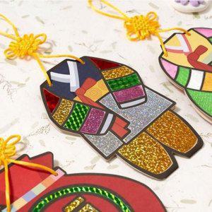 새해인사 설날 용돈봉투 포일아트 쿠폰 편지 만들기