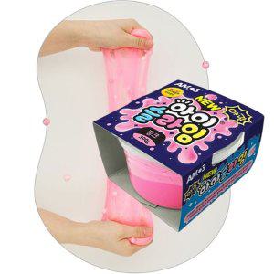 야광 아이슬라임 핑크 낱개 1P 끈적임 없는 액괴 촉감놀이 소근육 창의력