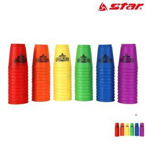 보드게임카페 컬링 공기놀이 컬링게임 체스판 컵쌓기 스타 스택스 1세트 12개입 랜덤1세트