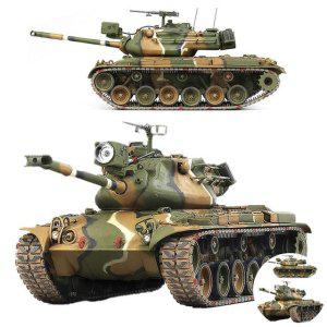 건담조립 피규어모형 캐릭터 액션 장식 소품 조립 대한민국 해병대 M47 패튼전차