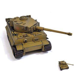 건담조립 피규어모형 캐릭터 액션 인형 장식 소품 장식용 조립 독일 티거-I 초기형