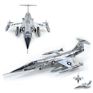 건담조립 피규어모형 캐릭터 액션 장식 소품 조립 미공군 F-104C 베트남전