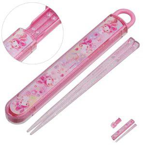 수저젓가락받침 업소용 에쁜 한식 숱가락 마이멜로디 스위트 슬라이드 젓가락 세트 16.5cm