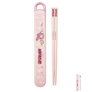 수저젓가락받침 업소용 한식 숱가락 젓가락세트 마이멜로디 숨바꼭질 슬라이드 16.5cm