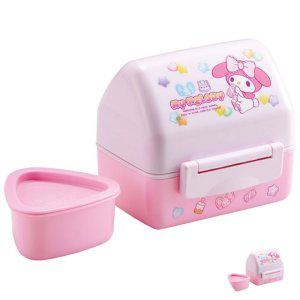 스텐도시락 실리콘 직장인 유치원 소풍 찬합 반찬통 마이멜로디 주먹밥 도시락통 240ml